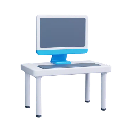 事務机  3D Icon