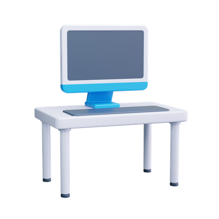 Office Desk  3D Icon