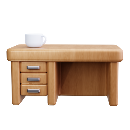 Office Desk  3D Icon