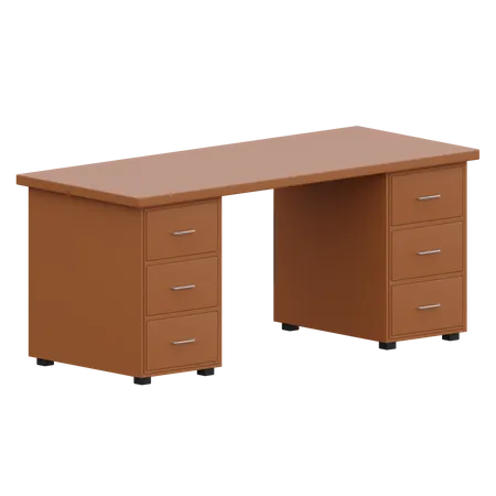 Office Desk  3D Icon