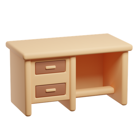 Office Desk  3D Icon