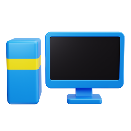 Office desk  3D Icon