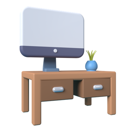 Office Desk  3D Icon