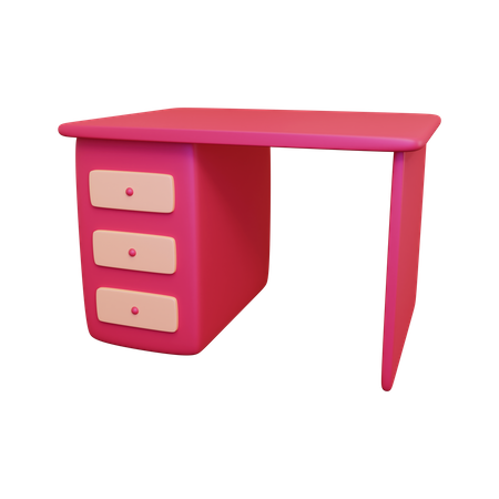 Office Desk  3D Icon