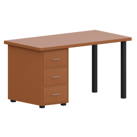 Office Desk  3D Icon