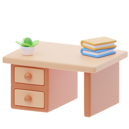Office Desk  3D Icon
