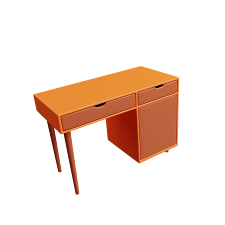 Office Desk  3D Illustration