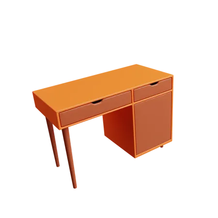 Office Desk  3D Illustration