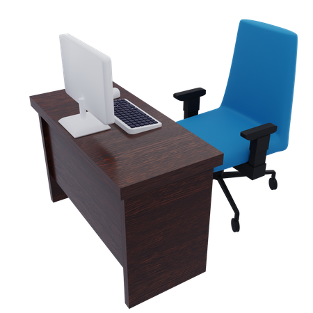 Office 3D Illustration