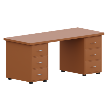 Office Desk 3D Icon
