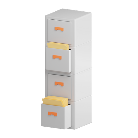 Office Drawer  3D Icon