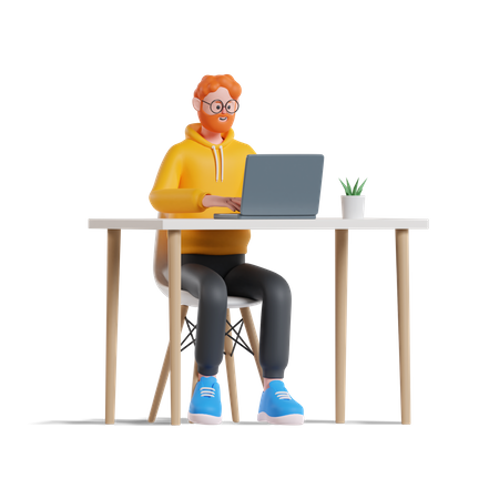 Office Employee  3D Icon