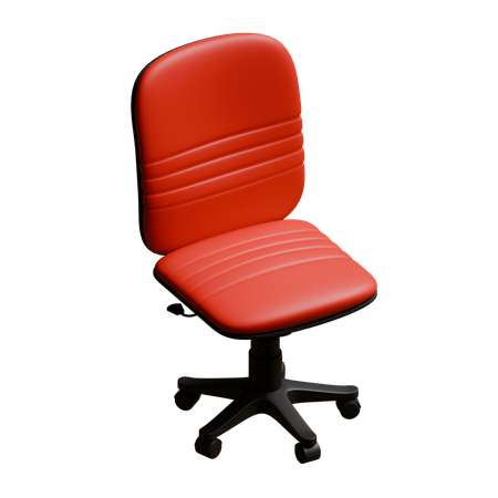 Office Employee Chair  3D Icon