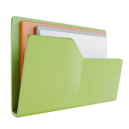 Office Folder 3D Icon