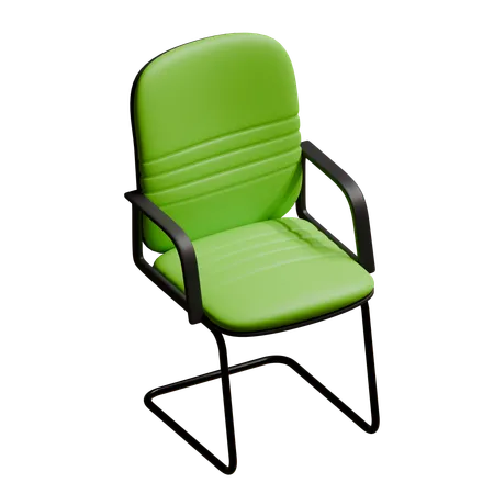 Office Guest Armchair  3D Icon