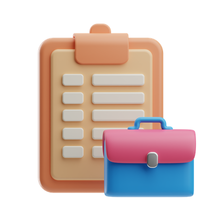 Office List  3D Icon