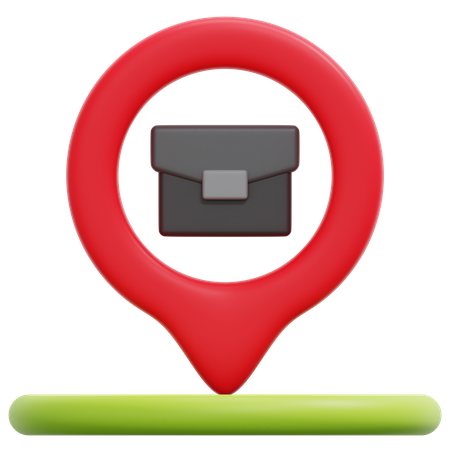 Office Location  3D Icon