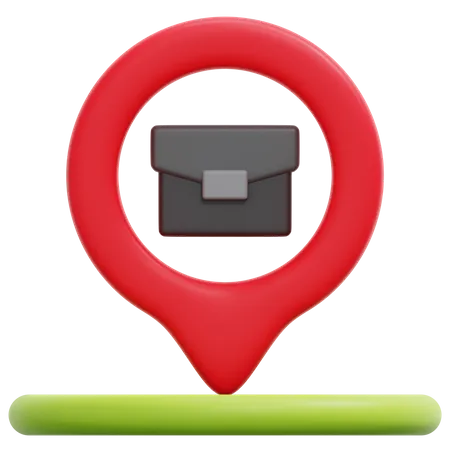 Office Location  3D Icon