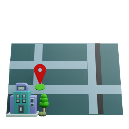 Office Location  3D Icon