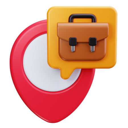 Office location  3D Icon