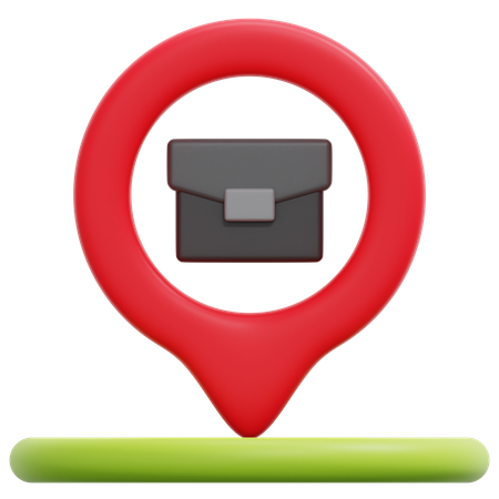 Office Location 3D Icon