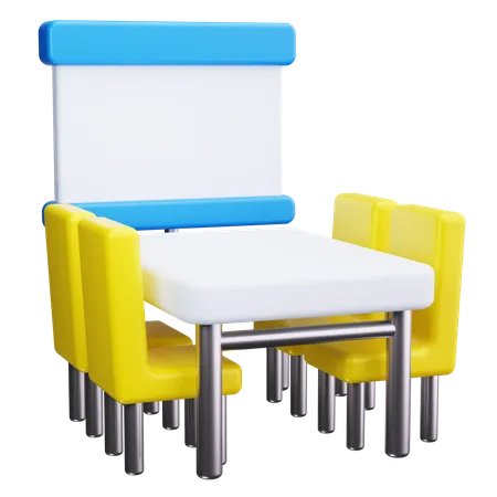 Office Meeting  3D Icon