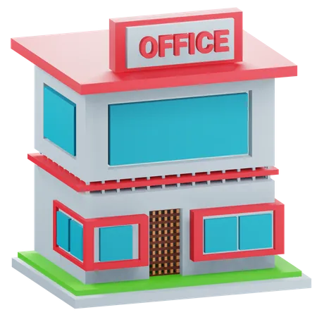Office Modern Building  3D Icon