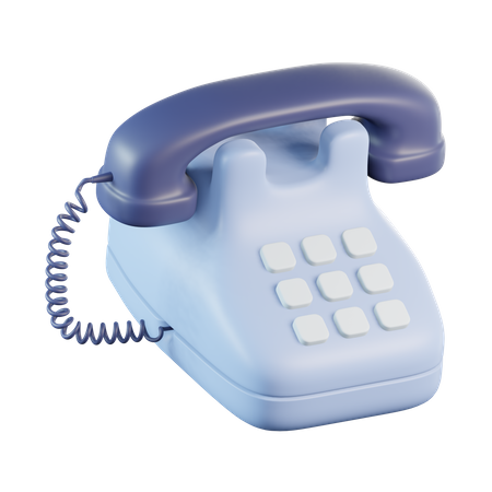 Office Phone  3D Icon