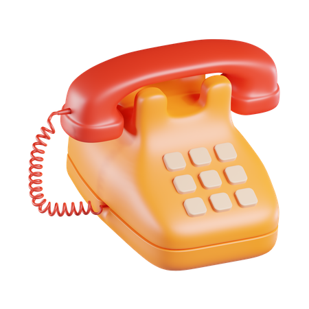 Office phone  3D Icon
