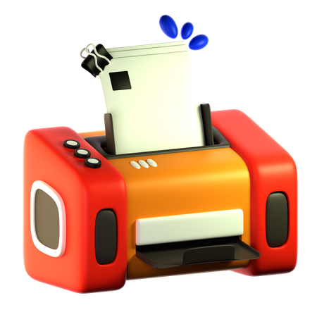 Office Printer  3D Icon