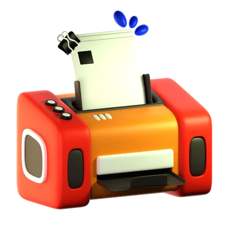 Office Printer  3D Icon