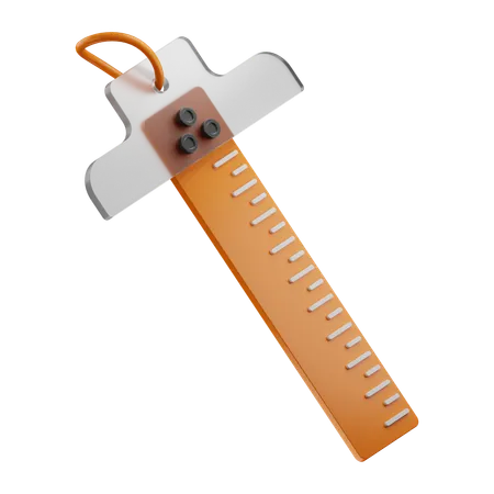 Office Ruler  3D Icon