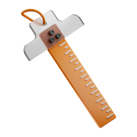 Office Ruler  3D Icon
