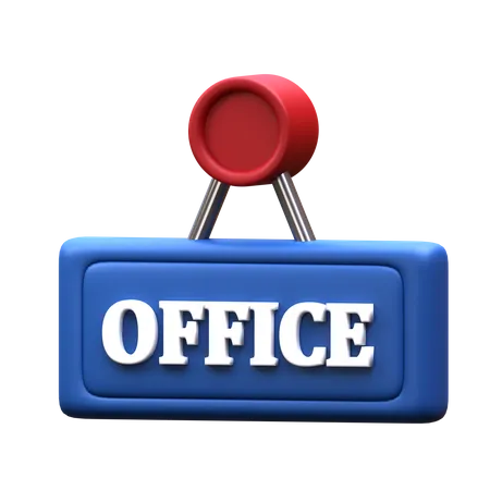 Office Sign  3D Icon