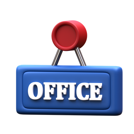 Office Sign  3D Icon