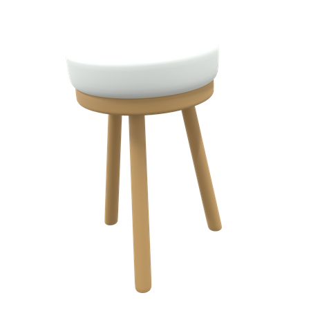 Office Stool  3D Icon