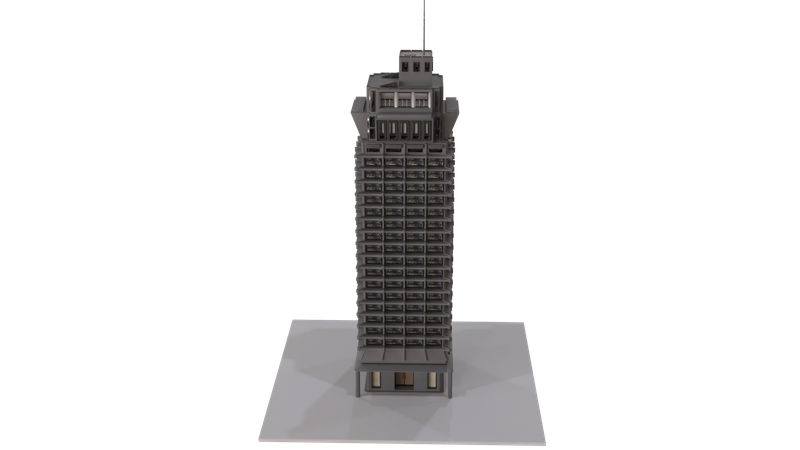 Office Tower  3D Icon
