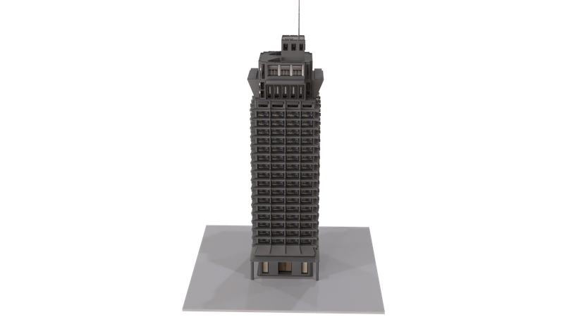 Office Tower  3D Icon