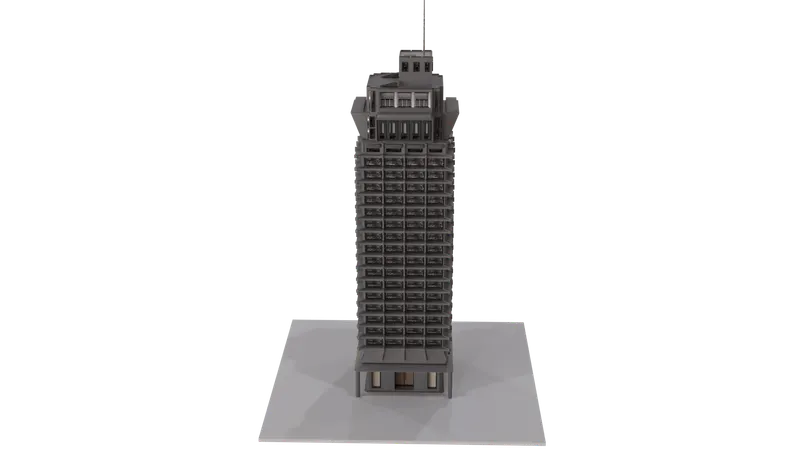 Office Tower  3D Icon