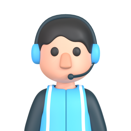 Officier d'air poter  3D Icon