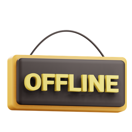 Offline  3D Icon