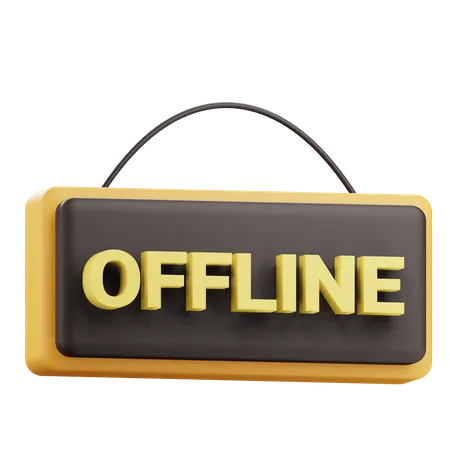 Offline  3D Icon