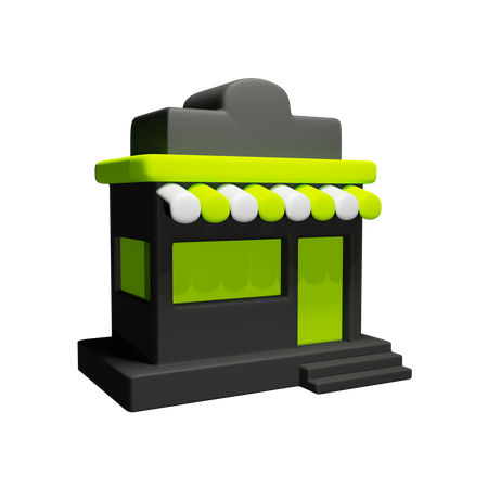 Offline Store  3D Icon