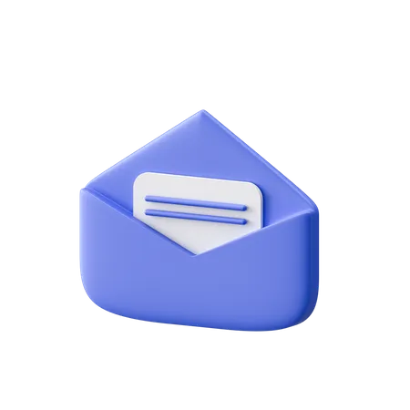 Mail öffnen  3D Illustration
