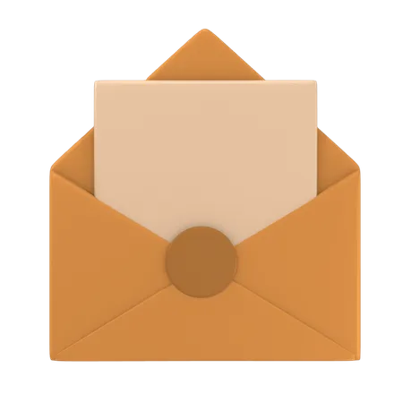 Mail öffnen  3D Illustration