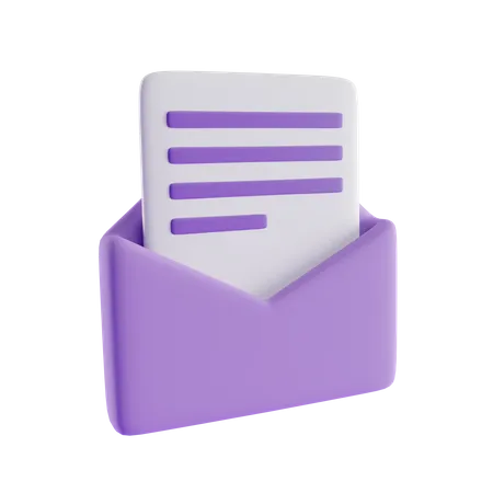 Mail öffnen  3D Icon