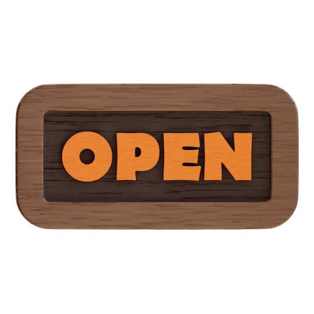 Schaltfläche „Öffnen“  3D Icon