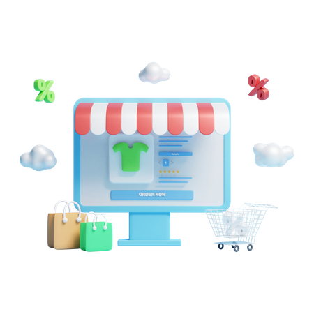 Offre d'achat en ligne  3D Icon