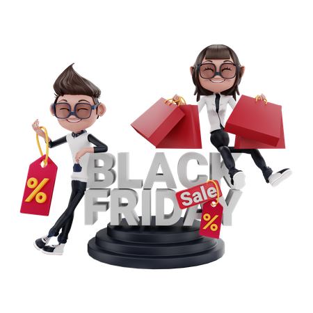 Offre du vendredi noir  3D Icon