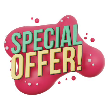 Offre spéciale  3D Icon